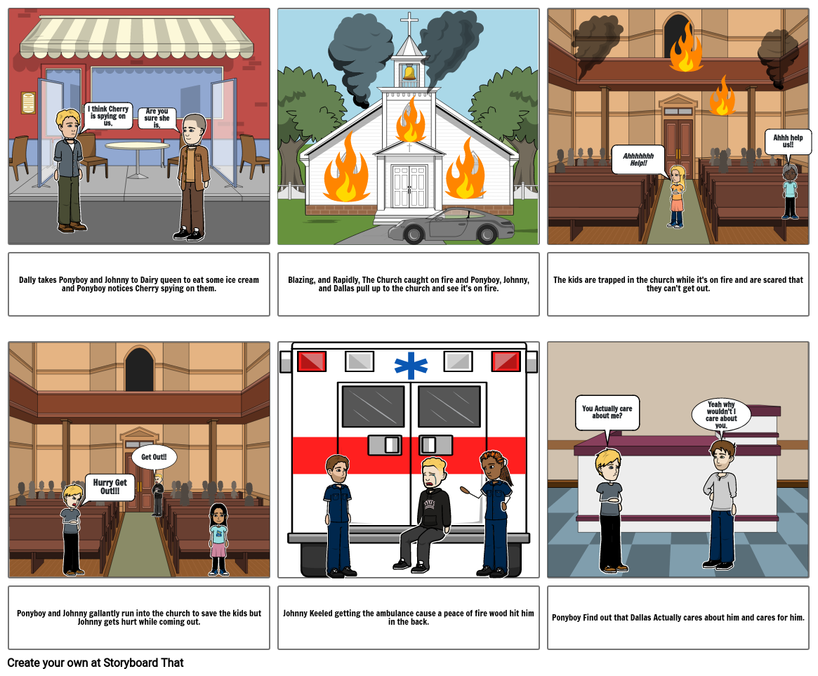 Outsiders storyboard Storyboard by 70c6a4a1