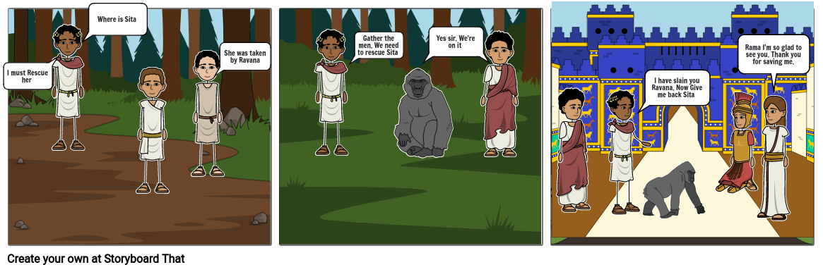 Ramayana Storyboard