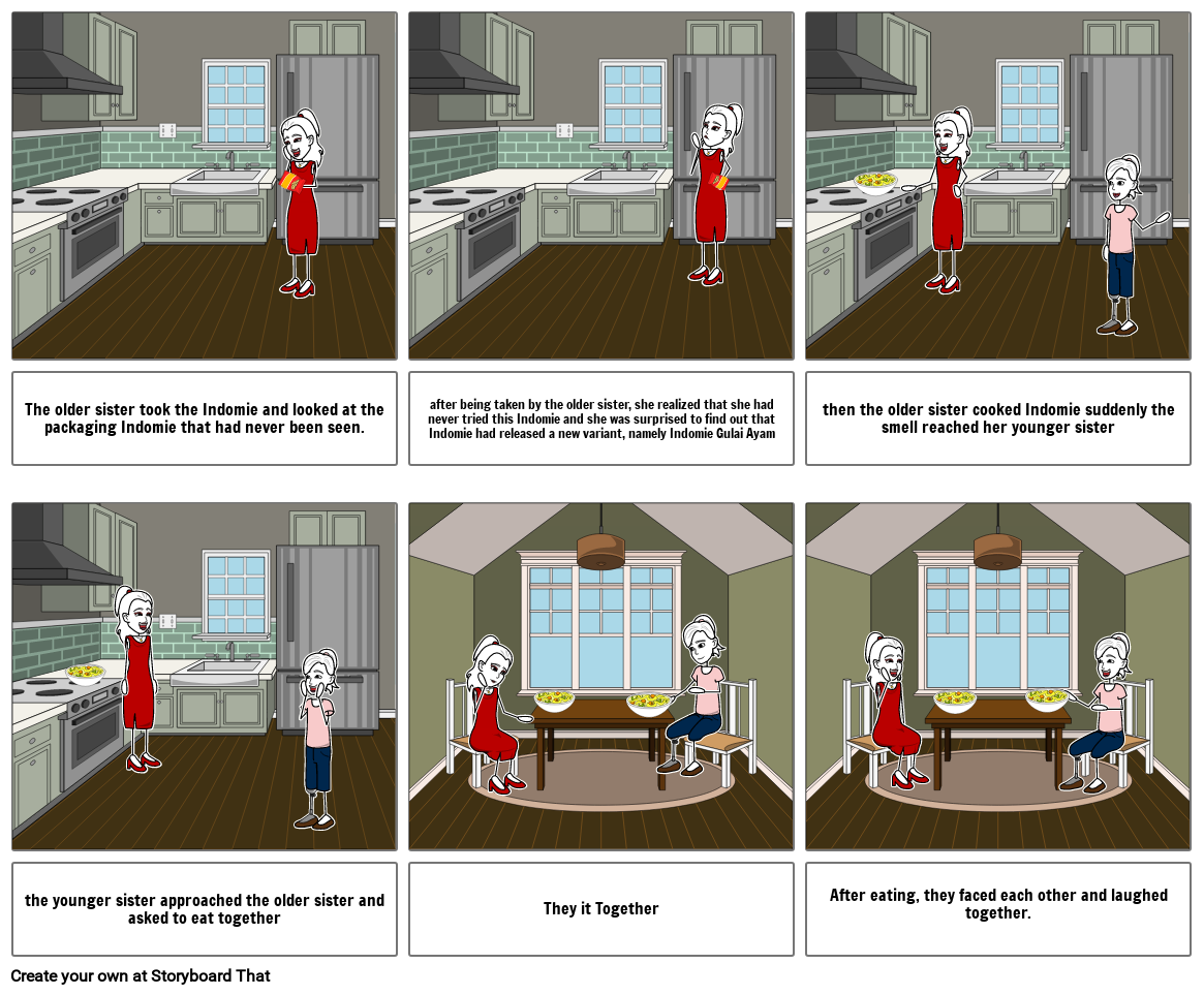 Storyboard Indomie Gulai Ayam