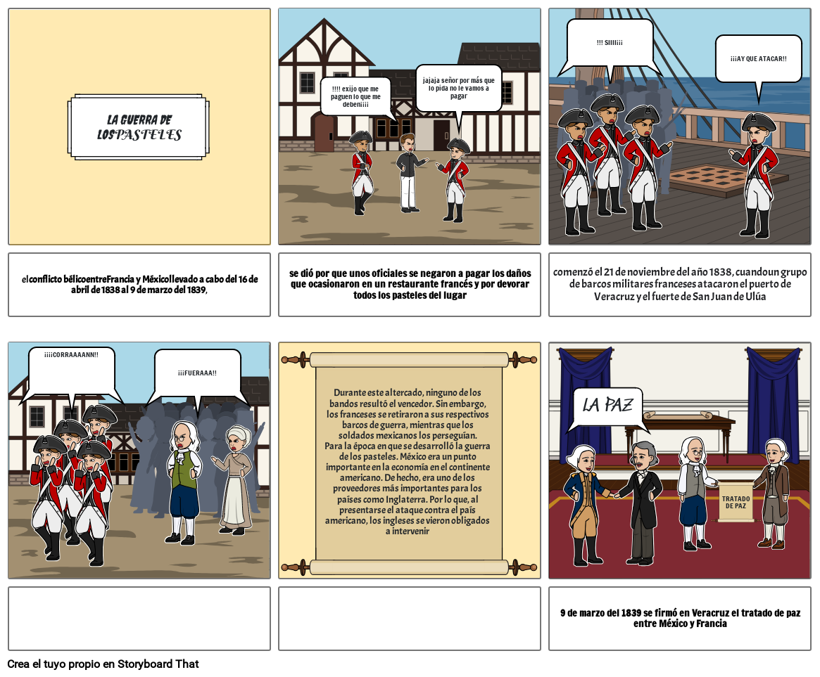 La Guerra De Los Pasteles Storyboard By 70ecfd3b la-guerra-de-los-pasteles-storyboard-by-70ecfd3b