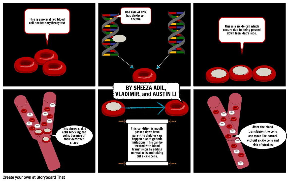 Sickle Cell Anemia by Sheeza Adil, Vladimir, and Austin Li
