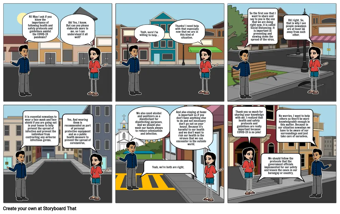 Oral Communication- Comic Strip