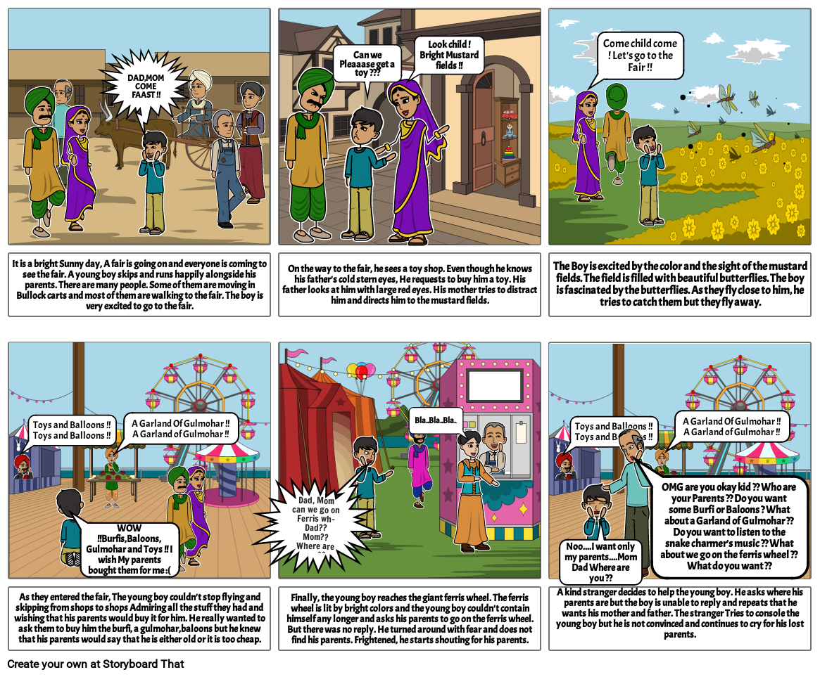 The Lost child Storyboard by 719be4fa