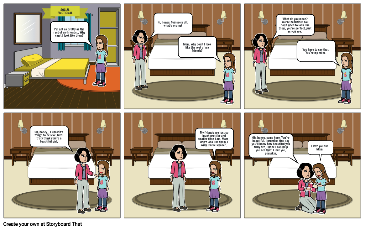 Adolescence Social Emotional Development Storyboard