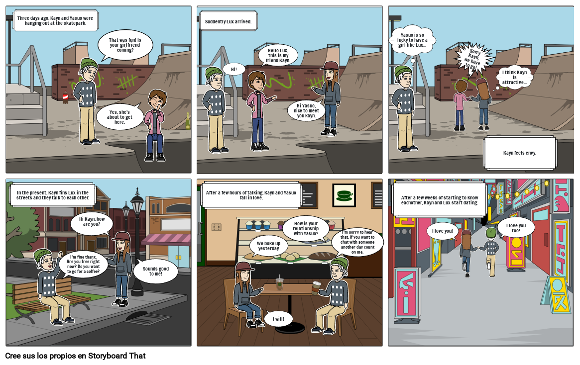 English comic Storyboard by 71dbc3b1