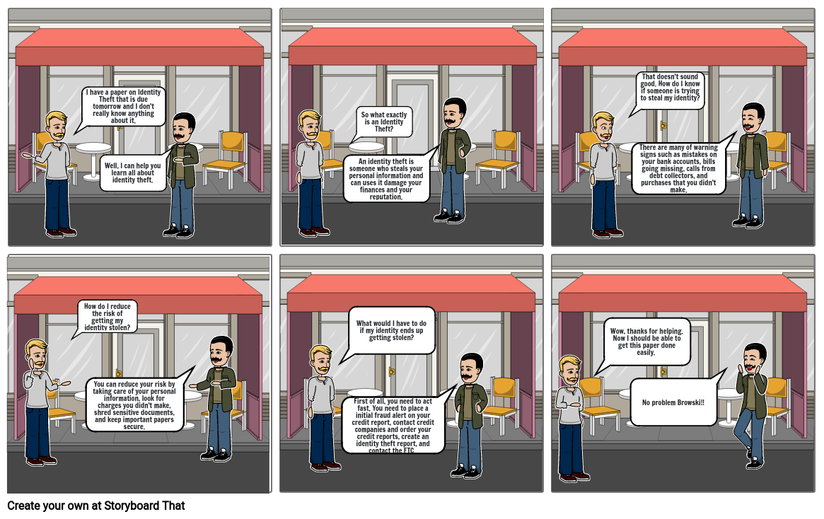 Identity Theft Storyboard Por 721988f4