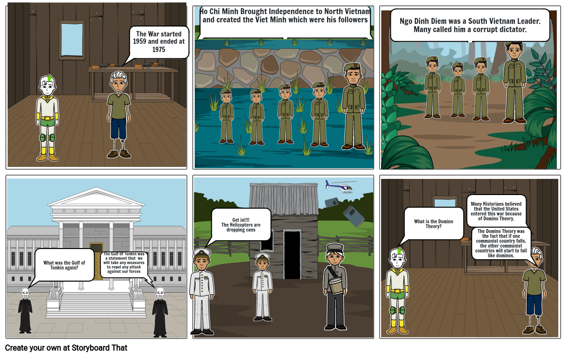 Vietnam War Storyboard by 7237ea07