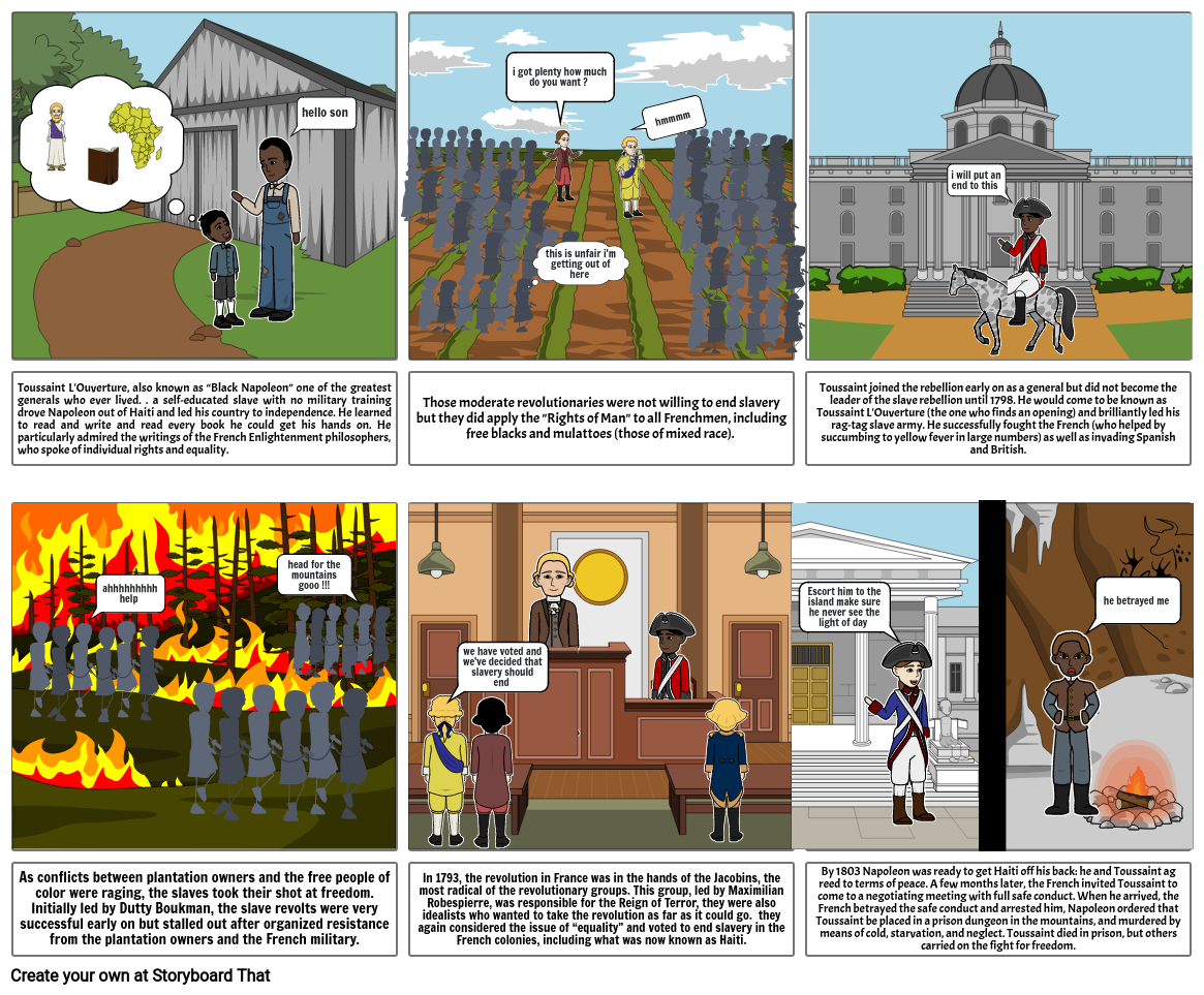 Toussaint Louverture Storyboard Por 7241420e