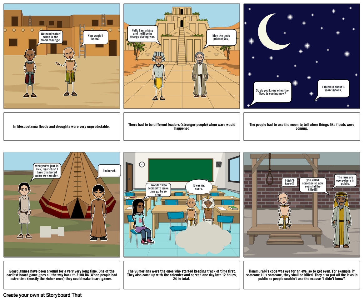 Life In Mesopotamia Storyboard By 72558668