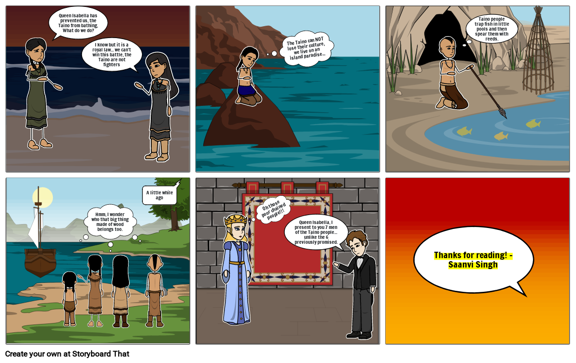 Taino Life aspects Storyboard by 727f5d26