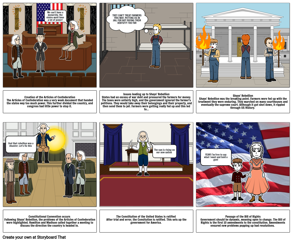 articles of condeferation Storyboard by 73183f81