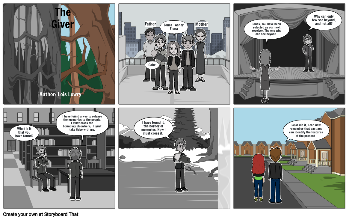 The Giver Story Board Storyboard By 7334769d 5864