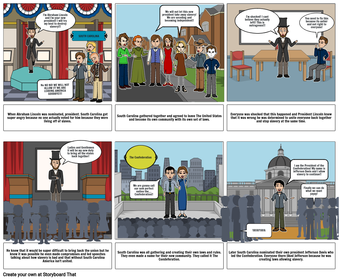 History Story Storyboard by 734d0671