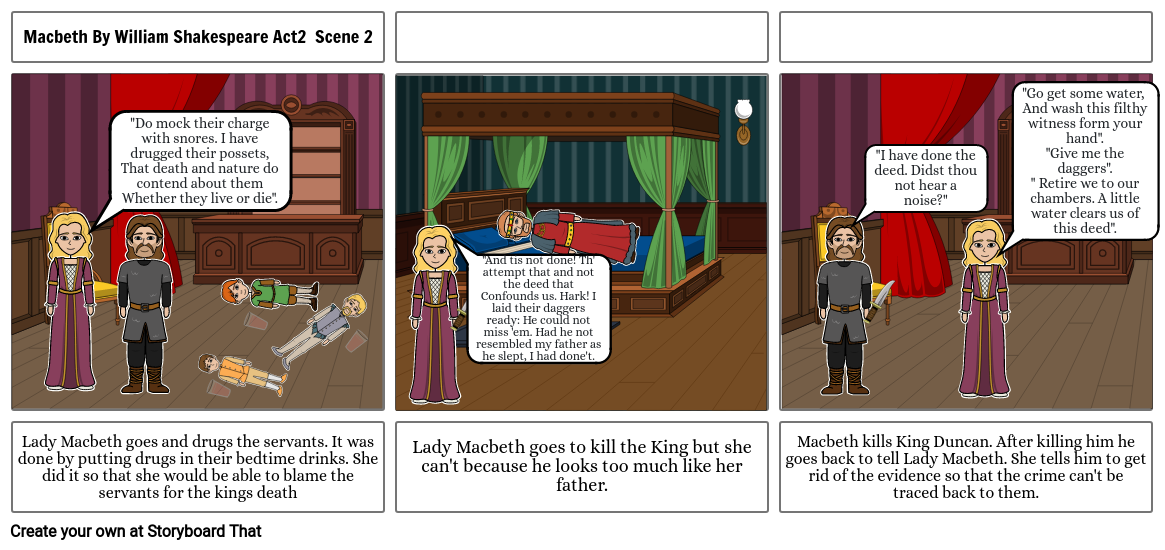 Macbeth Storyboard Storyboard by 735dabcf