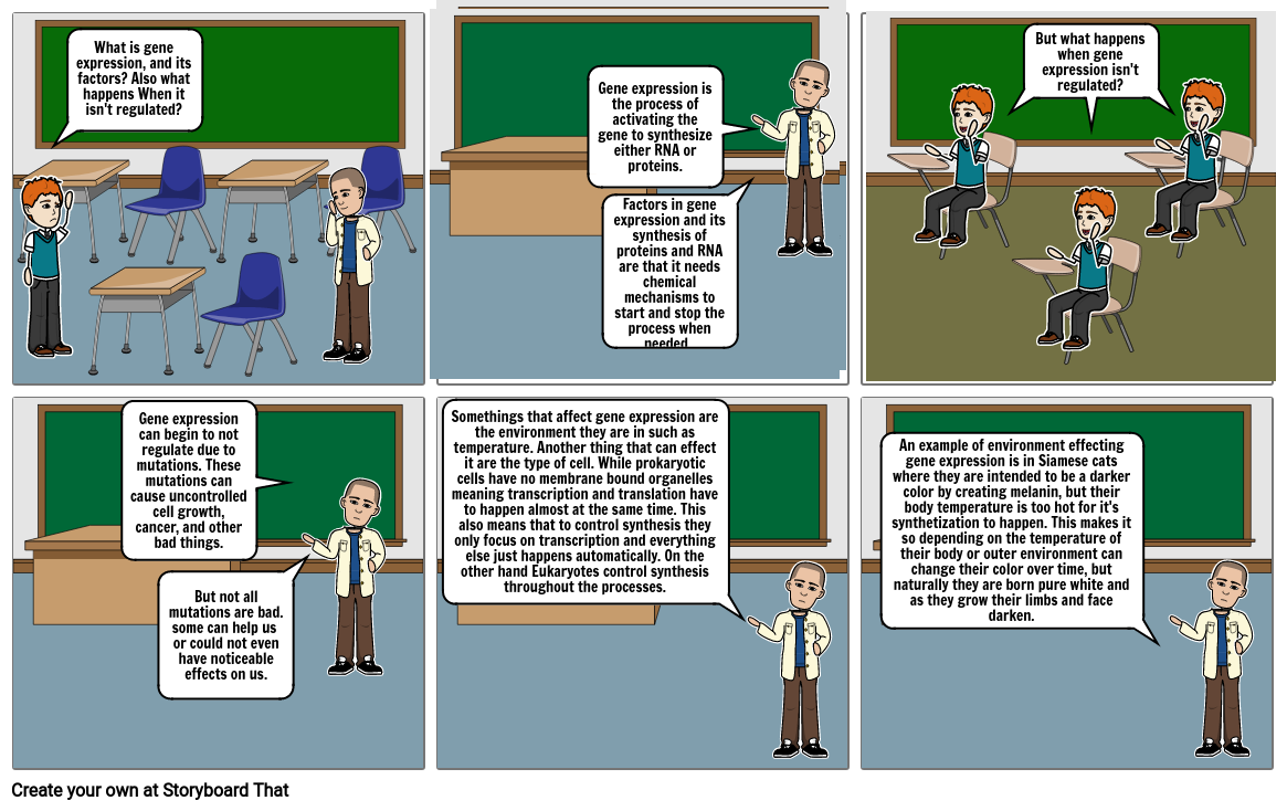 Biology Gene Expression Samuel Almquist Storyboard