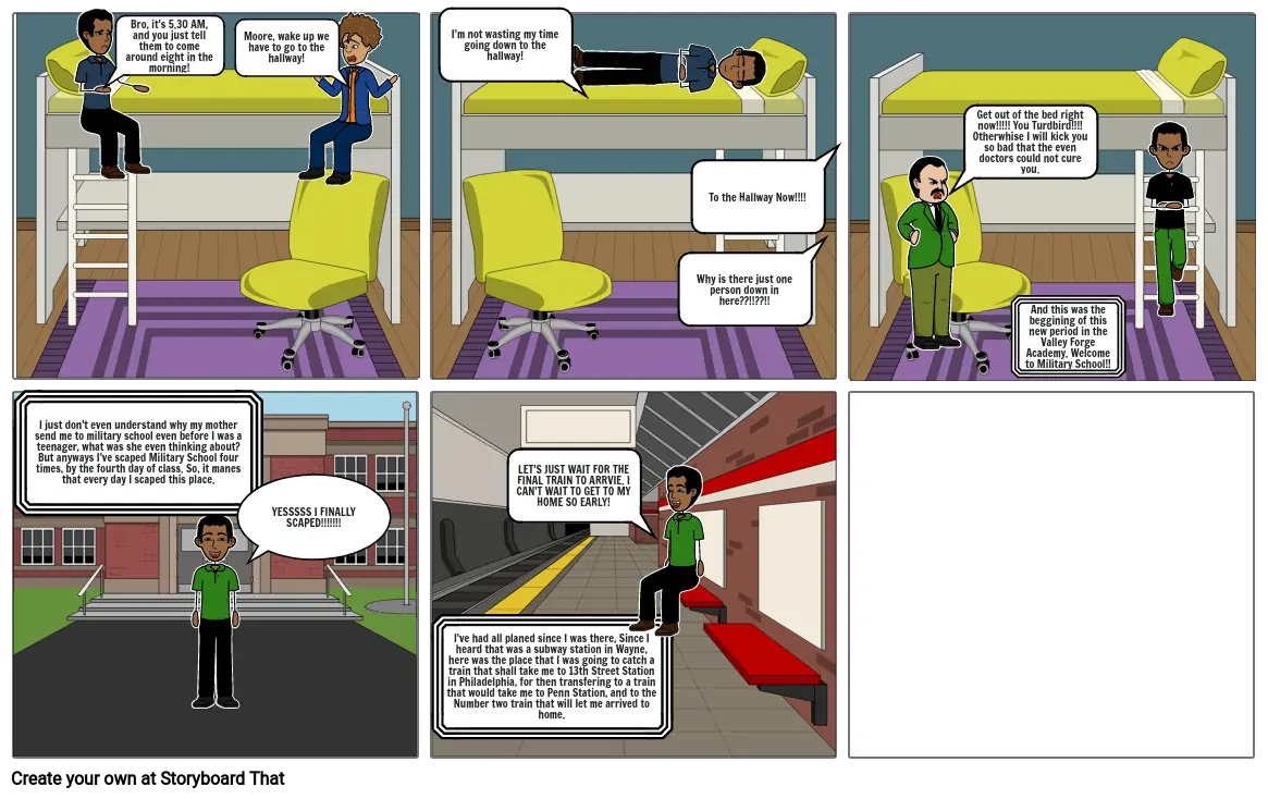 ENGLISH LA 6 STORYBOARD