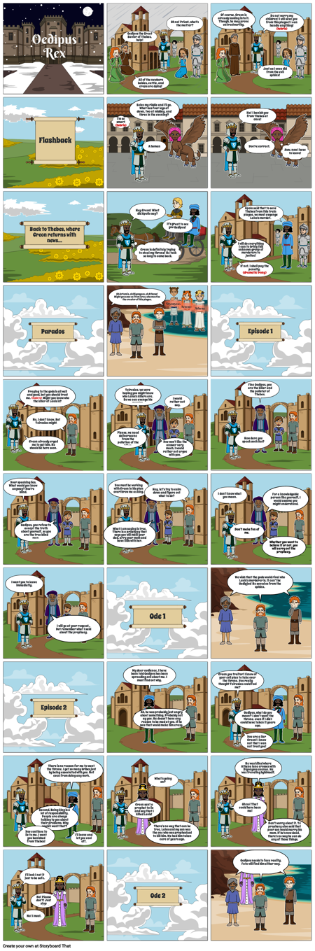 Oedipus Storyboard
