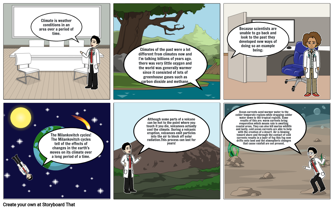 Climate Change Comic Strip