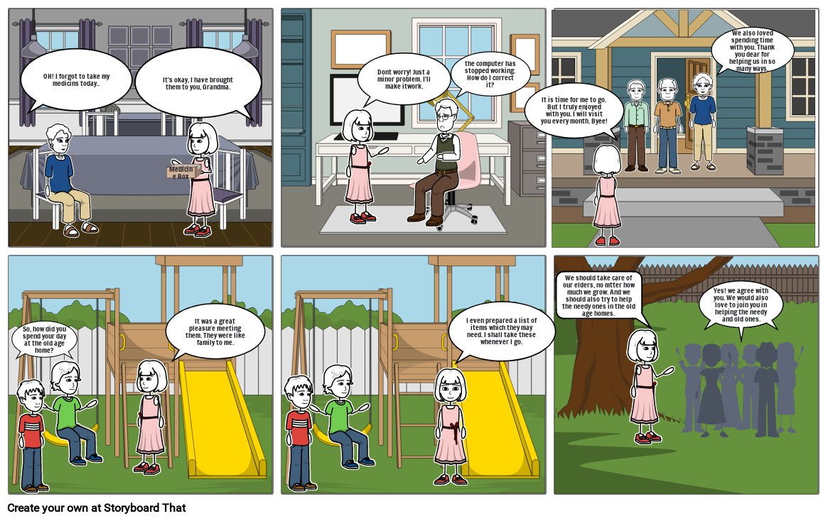 Old Age Home Part 2 Storyboard By 7442d3ca