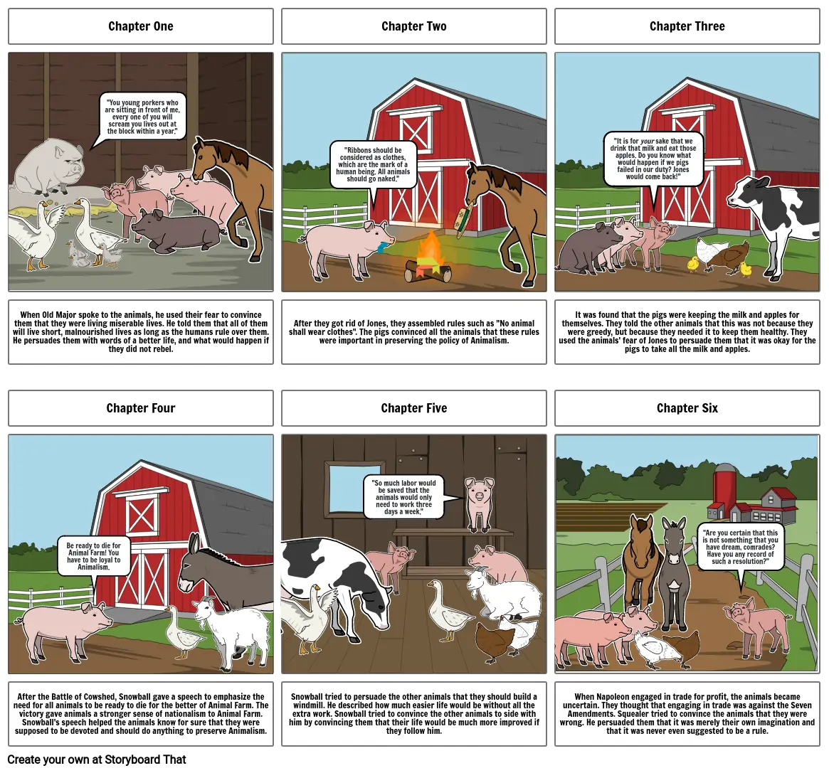 The Animal Farm Comic Strip: Giselle Nunn