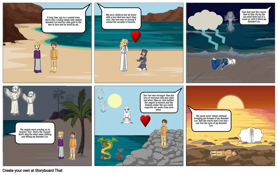 The Tell-Tale Heart comic strip