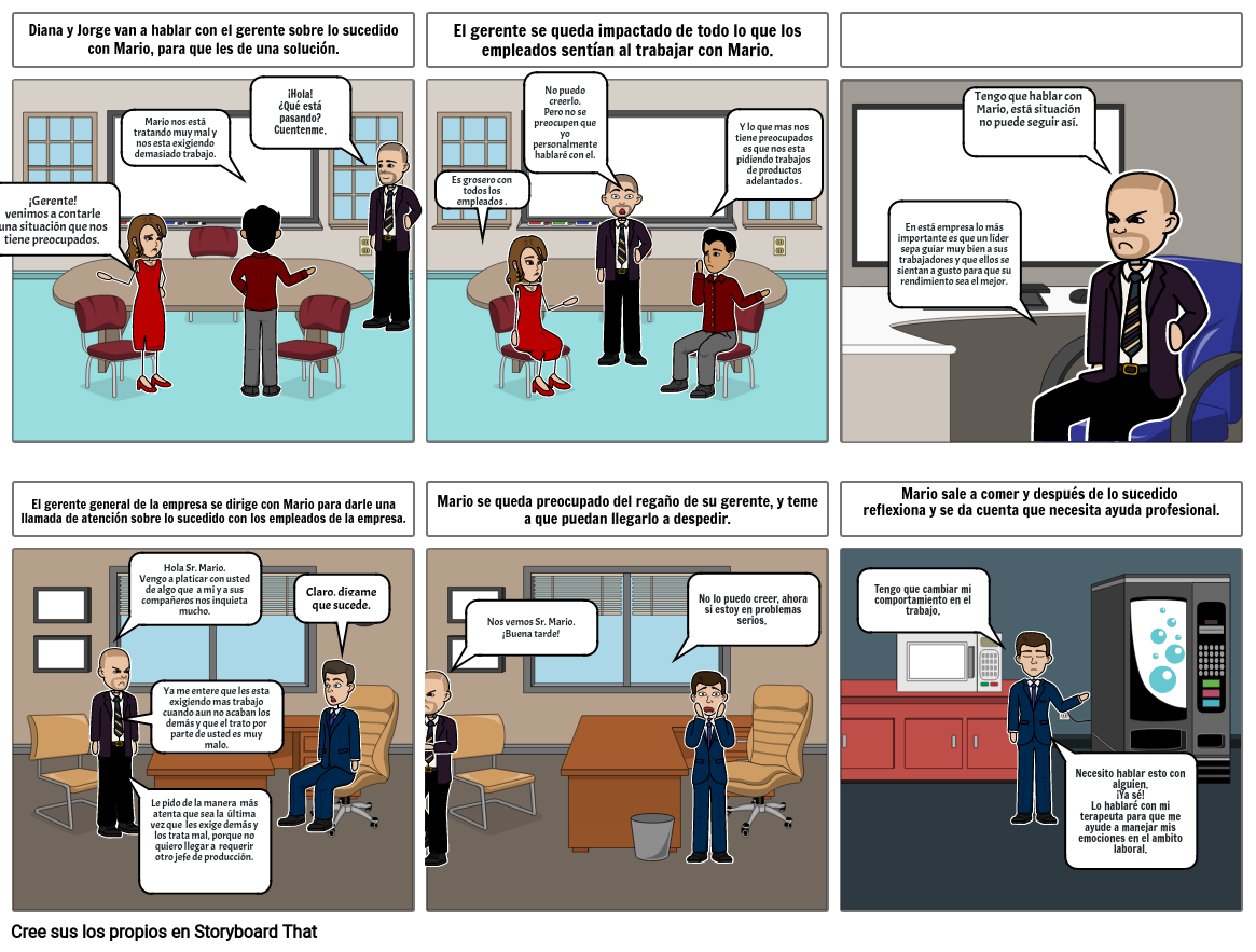 Historieta comunicacion Storyboard by 74e1ed51