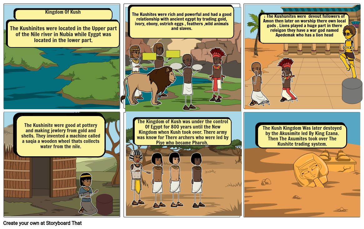 KINGDOM OF KUSH Storyboard by 754fe897