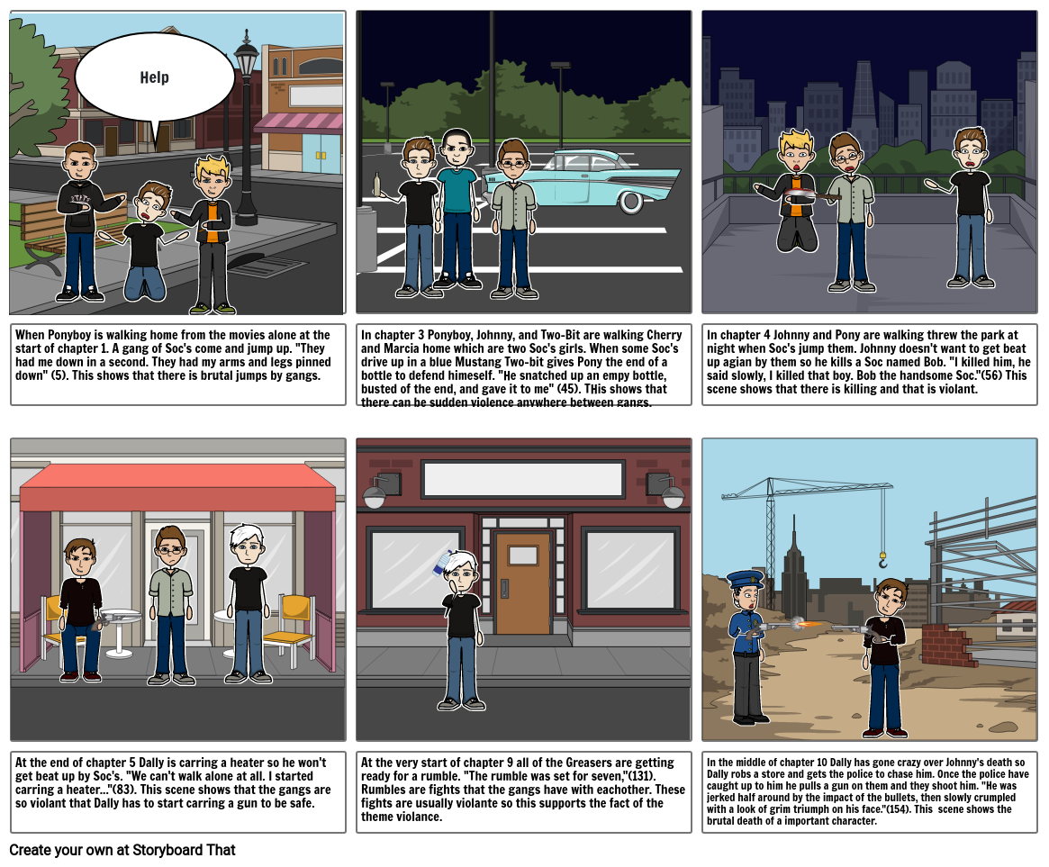 The Outsiders AOL Storyboard par 75bfd46d