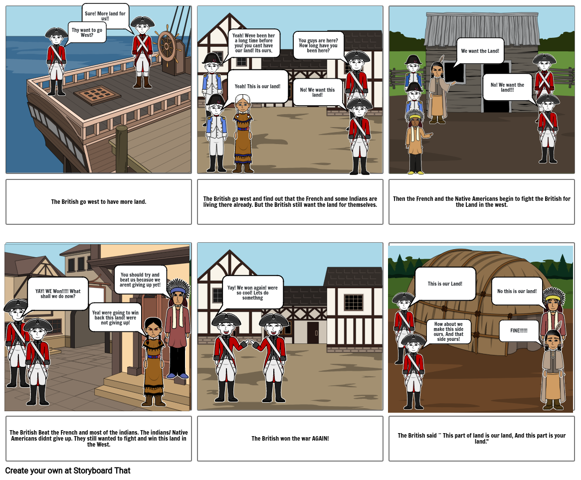 French and Indian war Storyboard