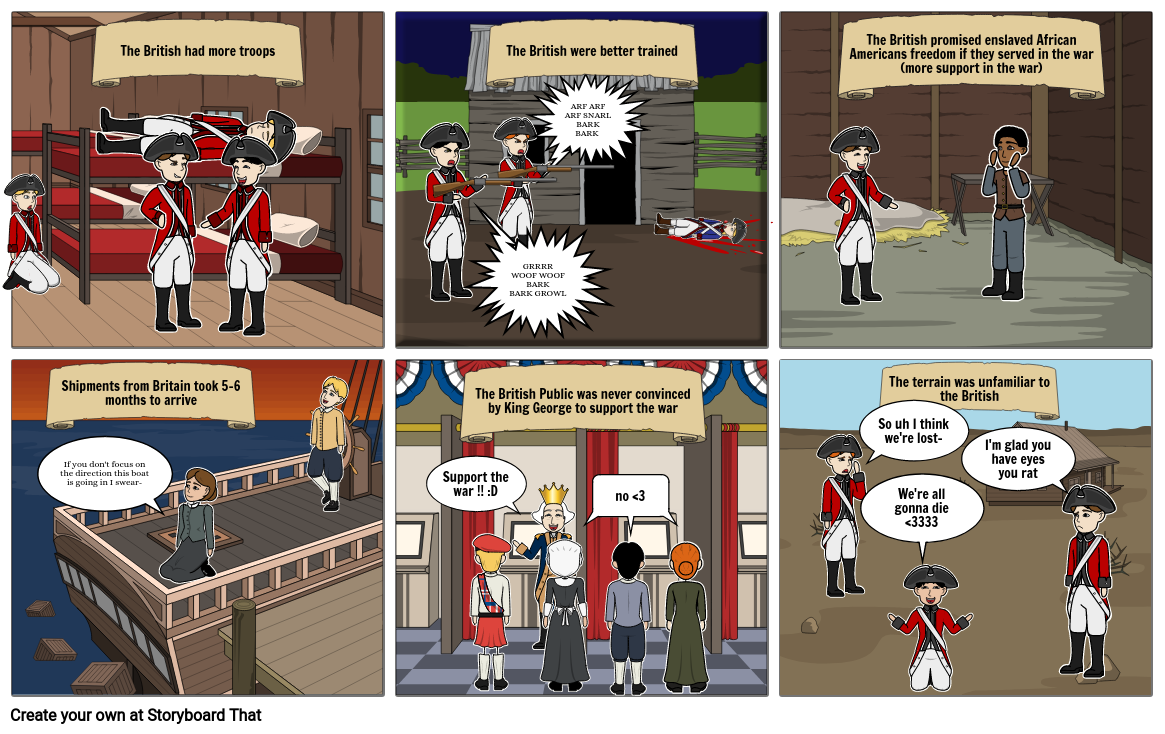 advantages and disadvantages of revolutionary war