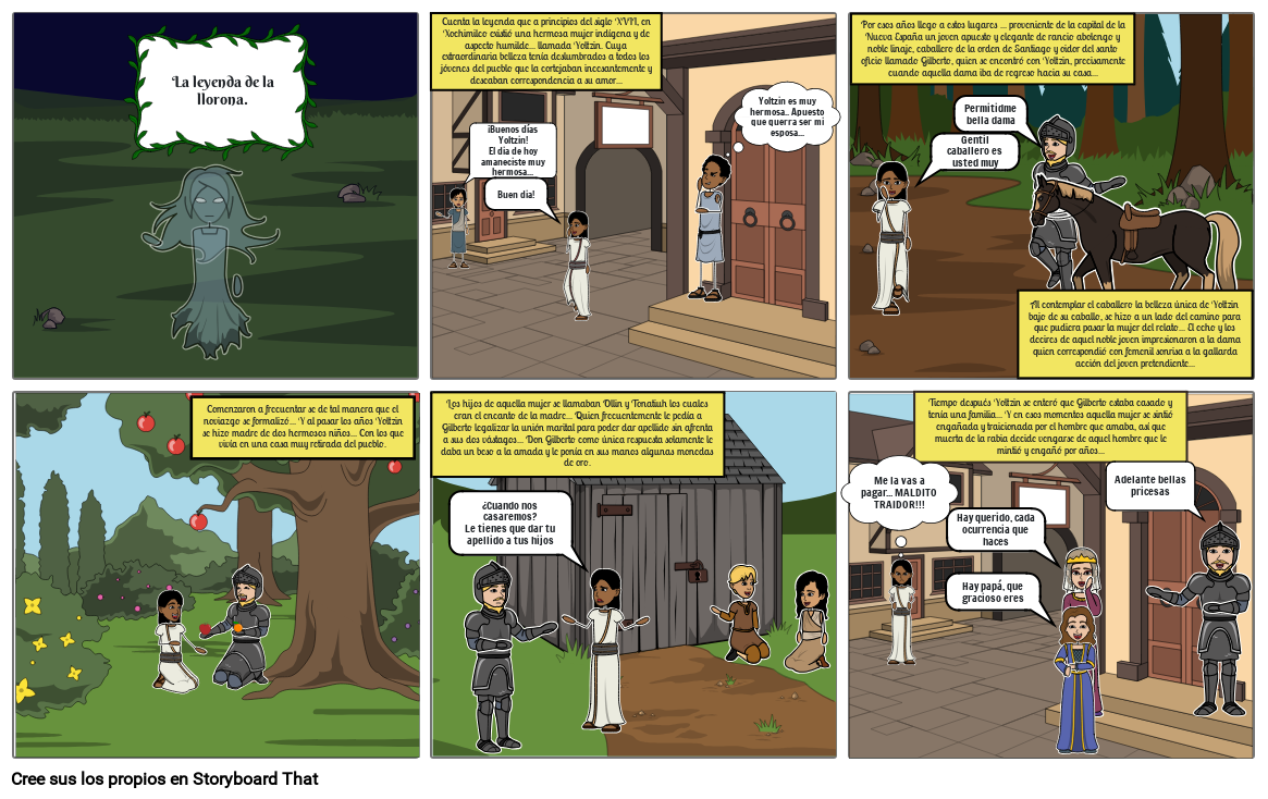 Leyenda De La Llorona Storyboard By 760d6b6b