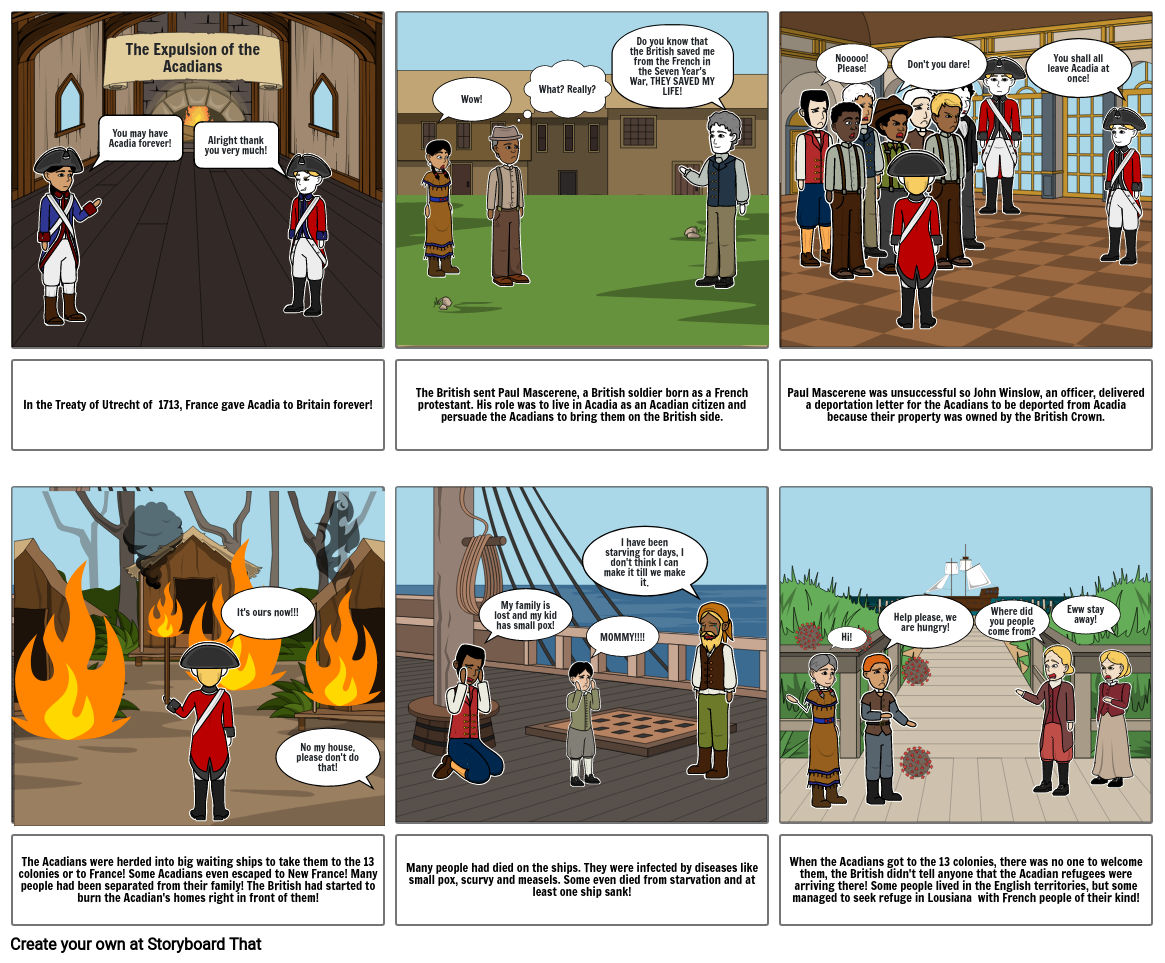 The Expulsion of the Acadians!