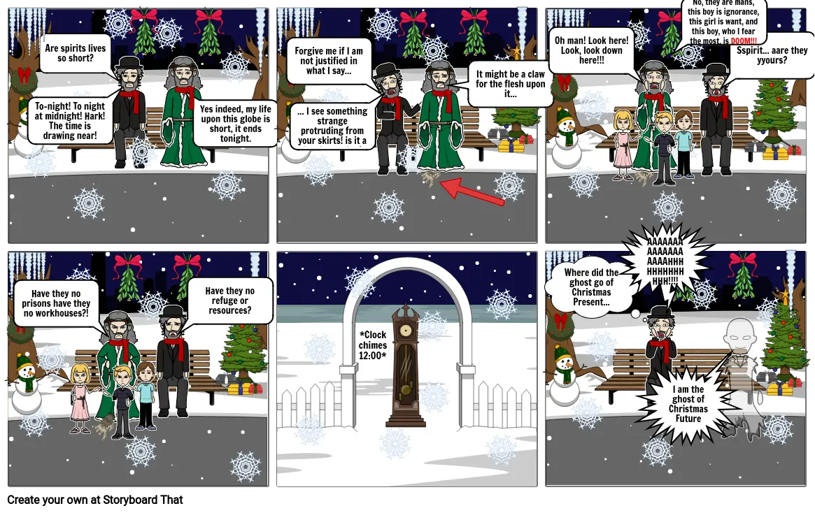 Christmas Carol 61-62 Charles Dickens English Homework