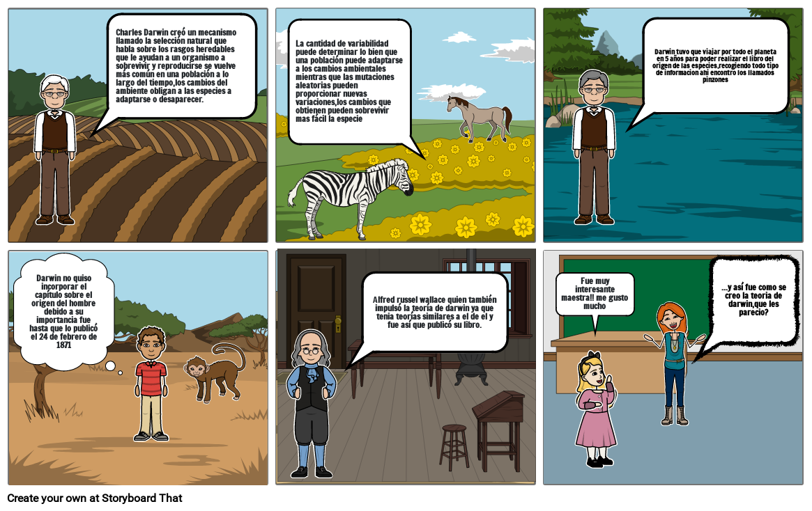 c-mic-sobre-selecci-n-natural-storyboard-by-7683611a