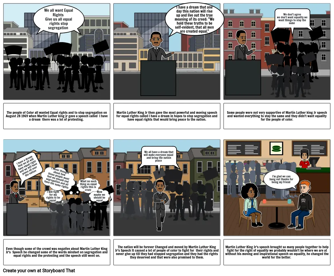 Martin Luther King Jr Storyboard por 7758cb92