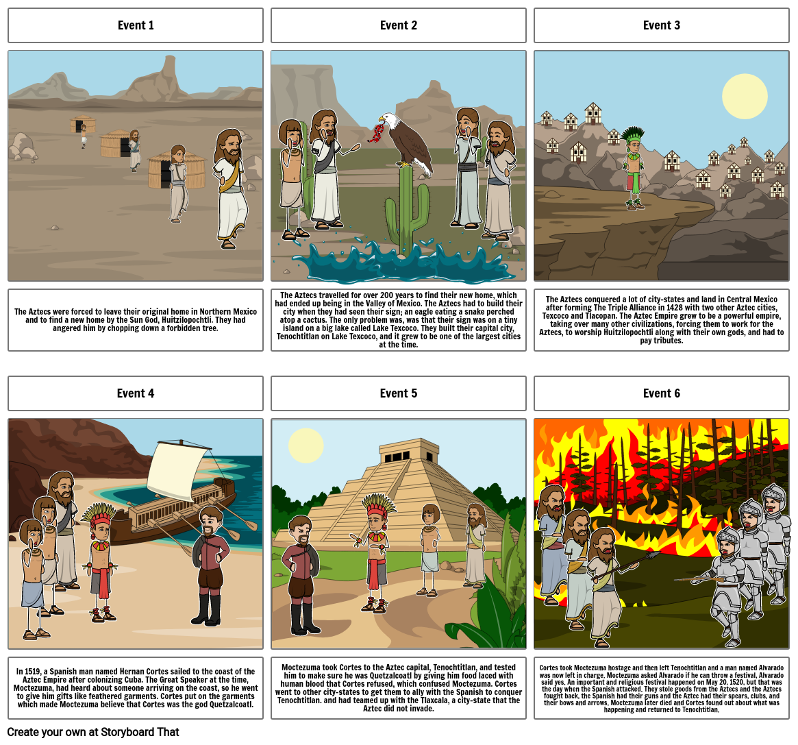 Aztec Social Unit Project Storyboard By 779be5f3 9909