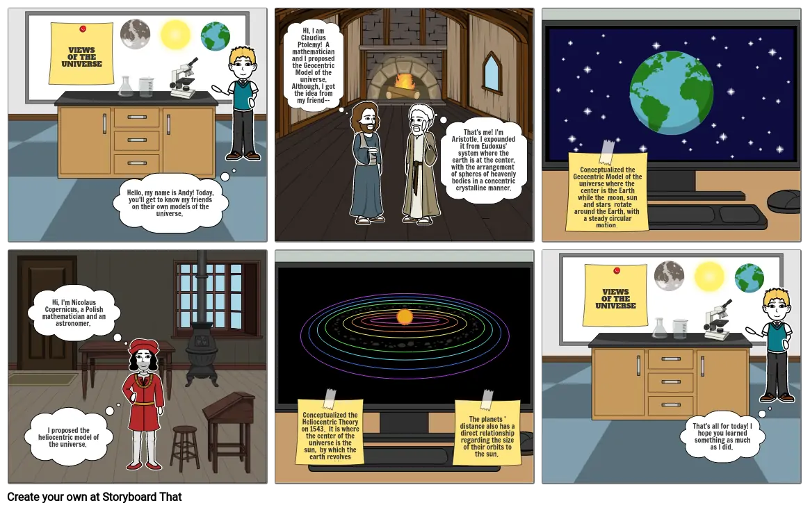 Comic Strip - Physical Science