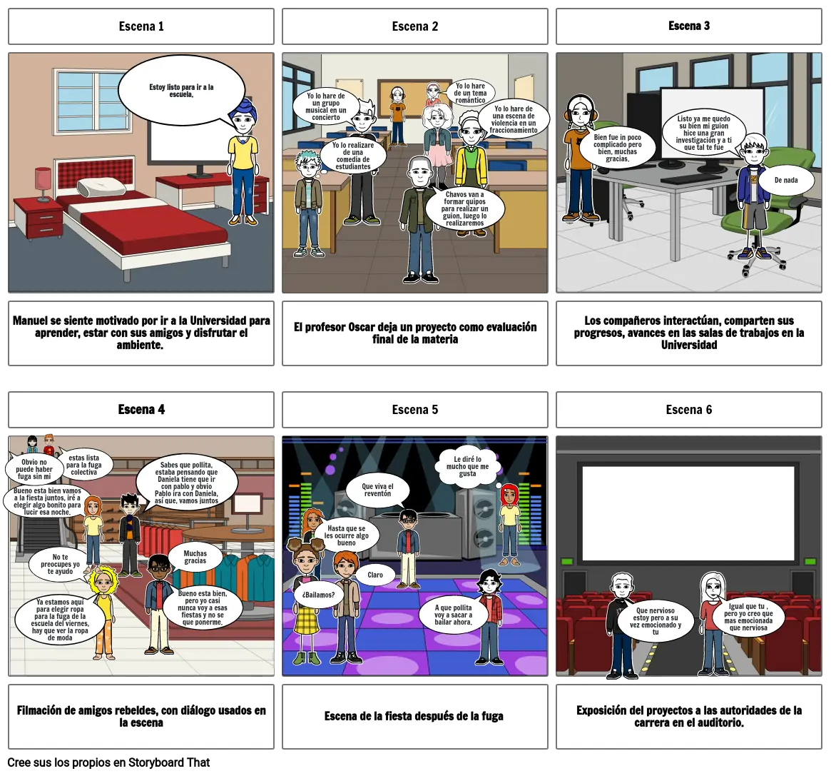 Comic Comunicación educativa