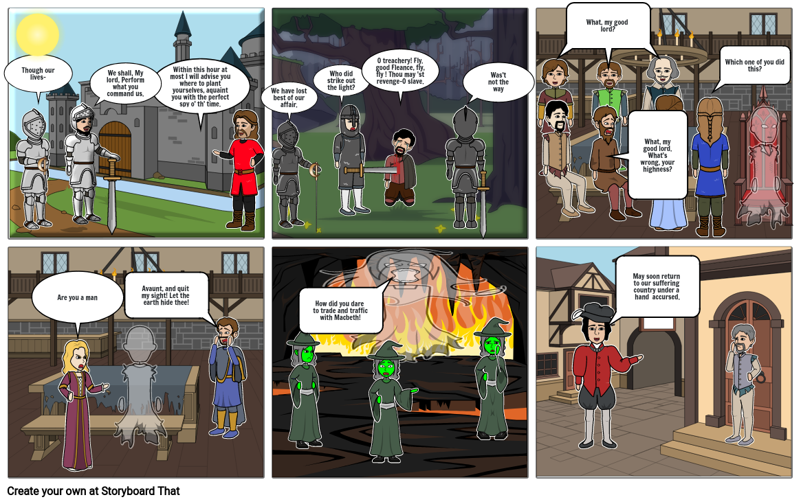 Macbeth Storyboard by 7807ac8b