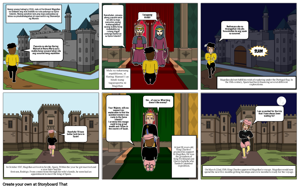 Ferdinand Magellan Storyboard by 78edfcae