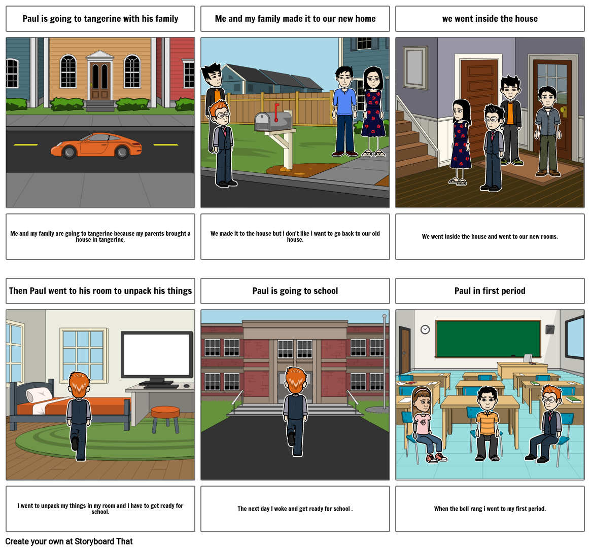 Tangerine project Storyboard by 794c2d77