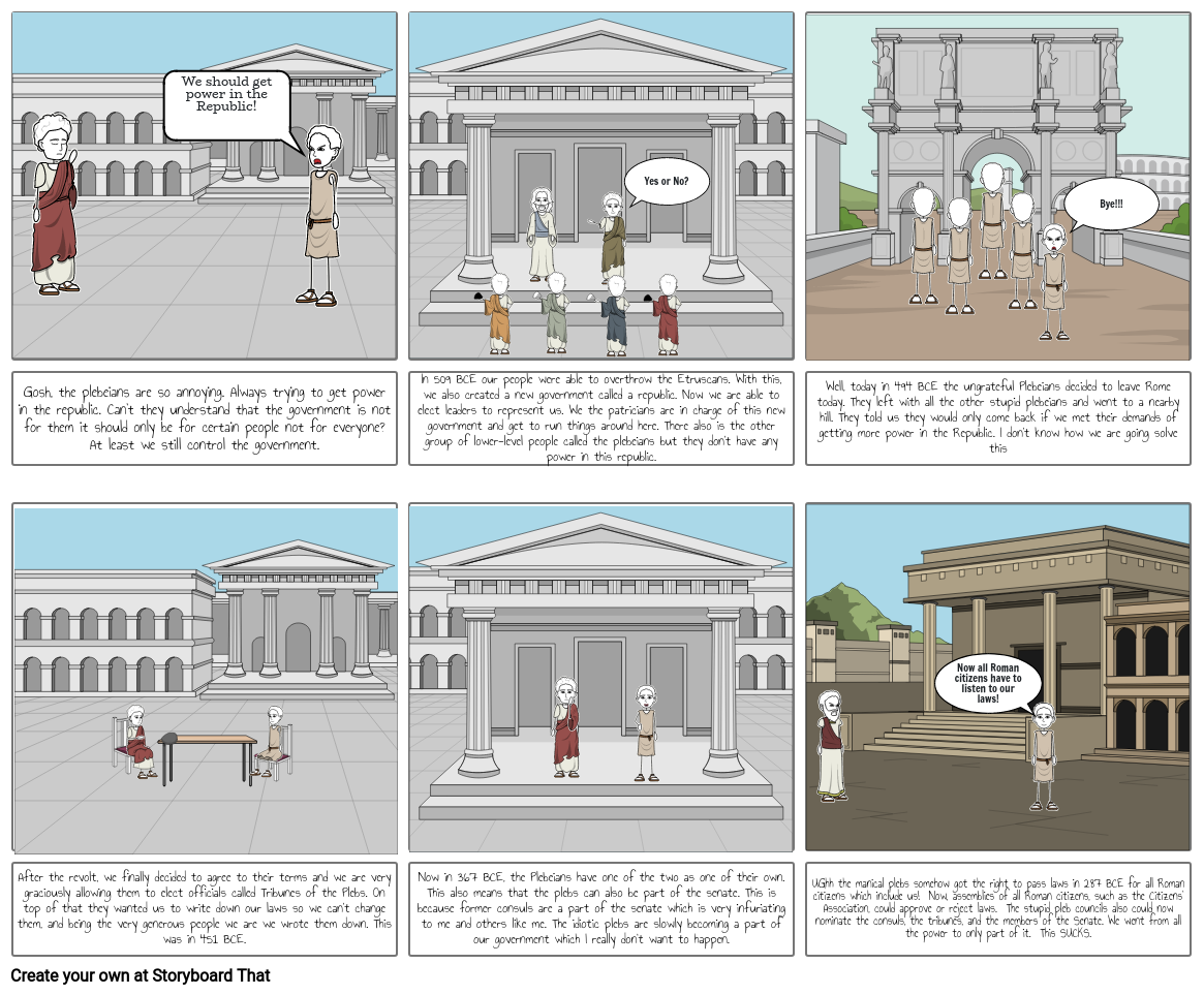 The Rise of the Roman Republic Storyboard by 79c1d386