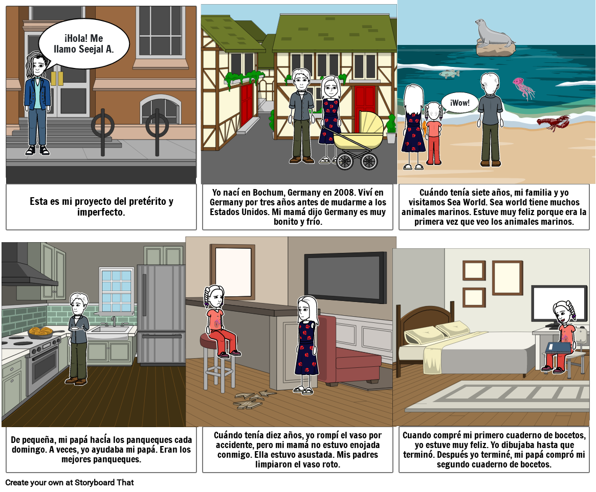 Historia De Mi Vida Storyboard By 140911ab 8148