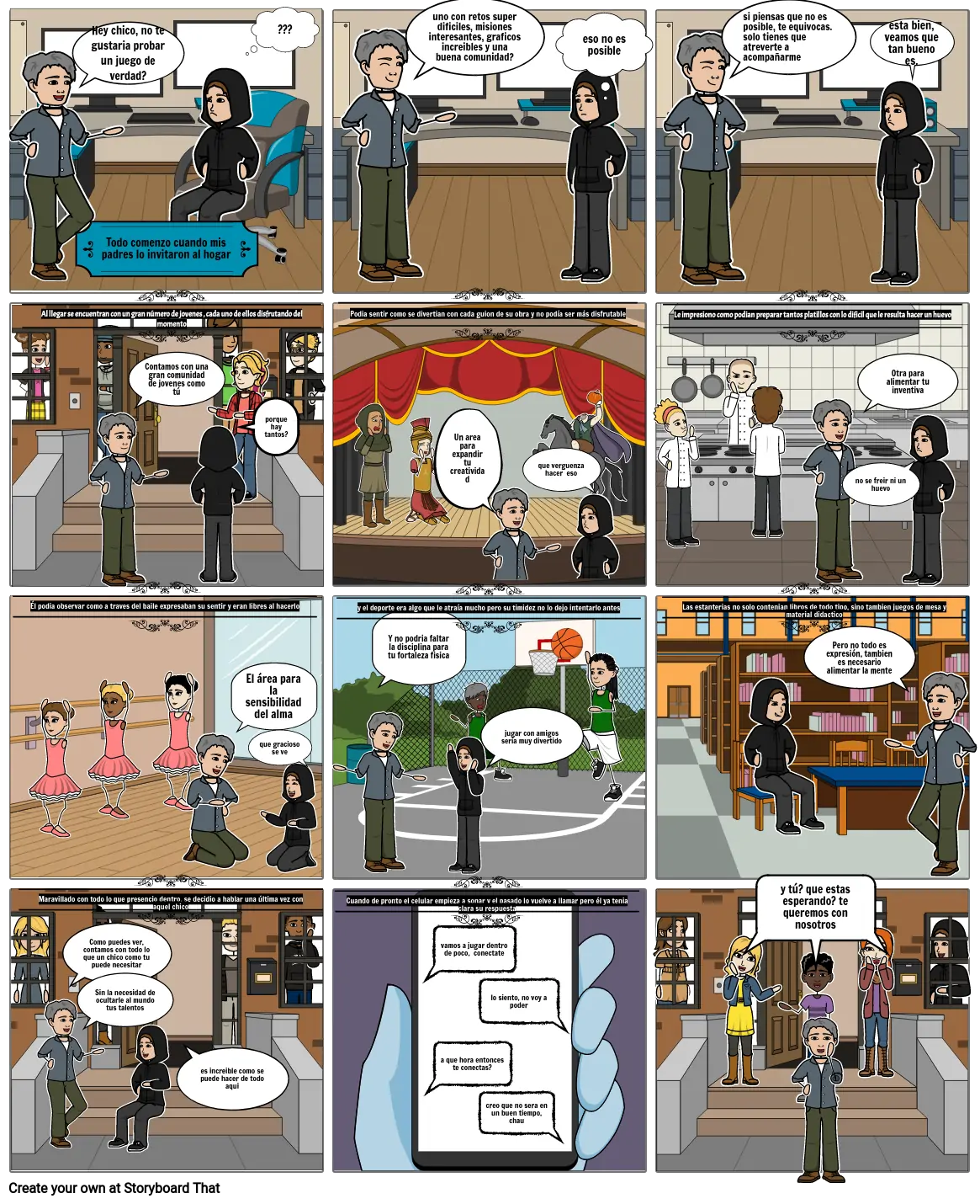 Prototipo Ayuda Social Storyboard Por 79ea1209 8106