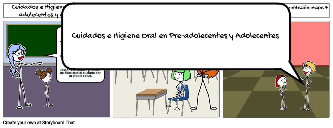 Cuidados e Higiene Oral en Pre-adolecentes y Adolecentes