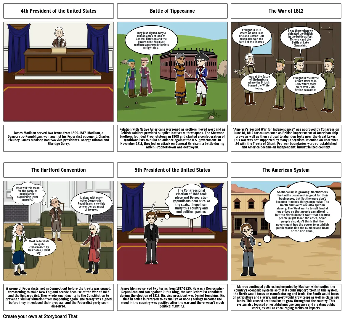 Presidencies of James Madison and James Monroe