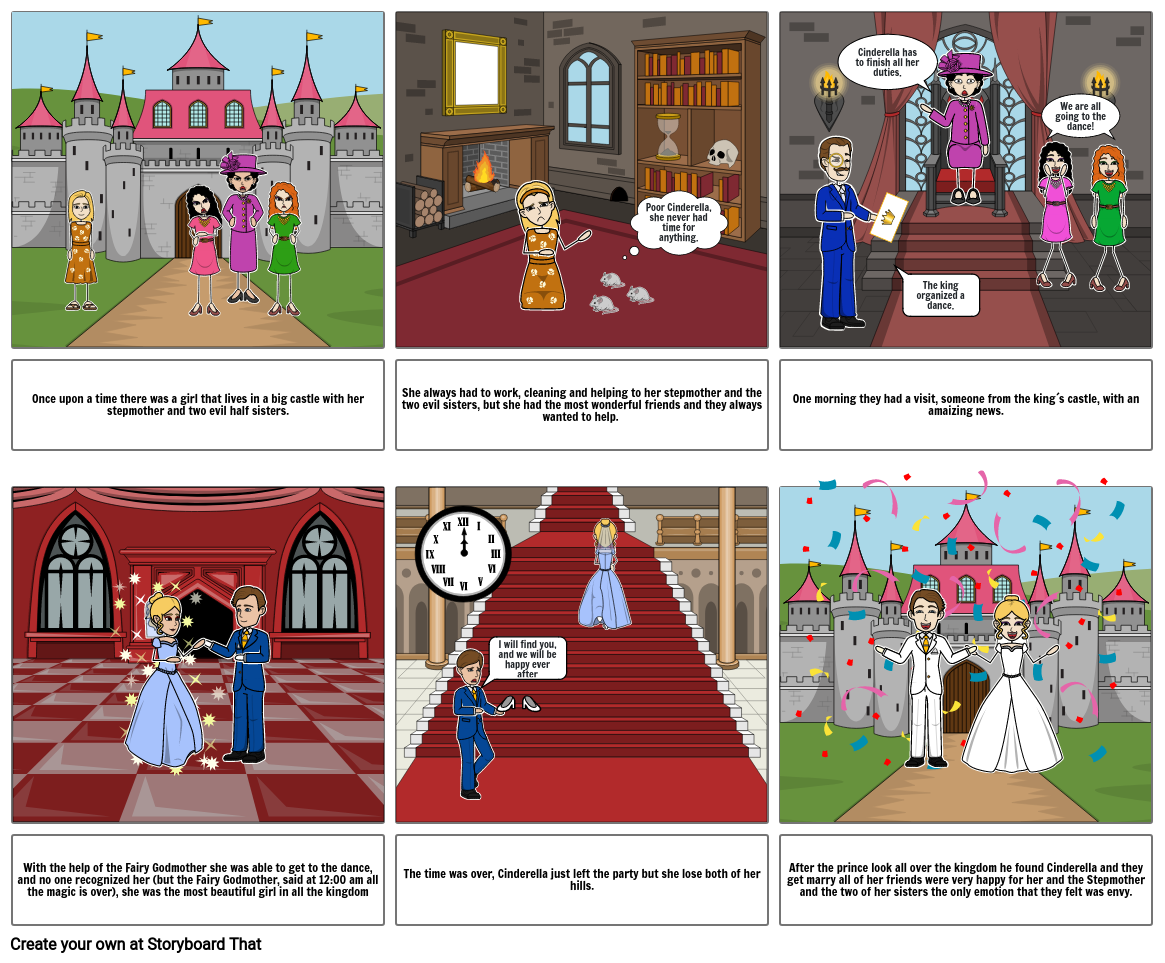 Cinderella Storyboard by 7a02d98e