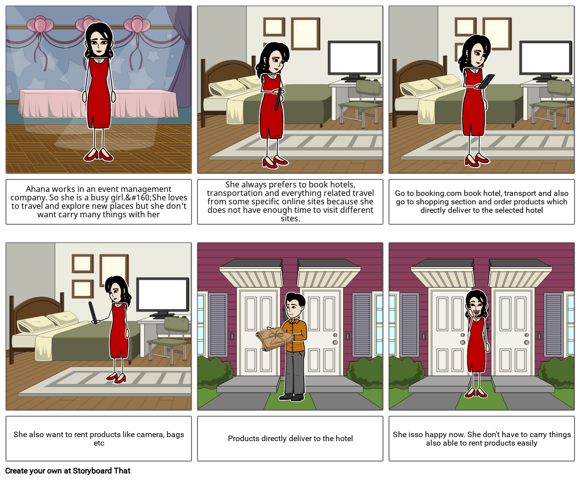 user scenarios Storyboard by 7a51306a