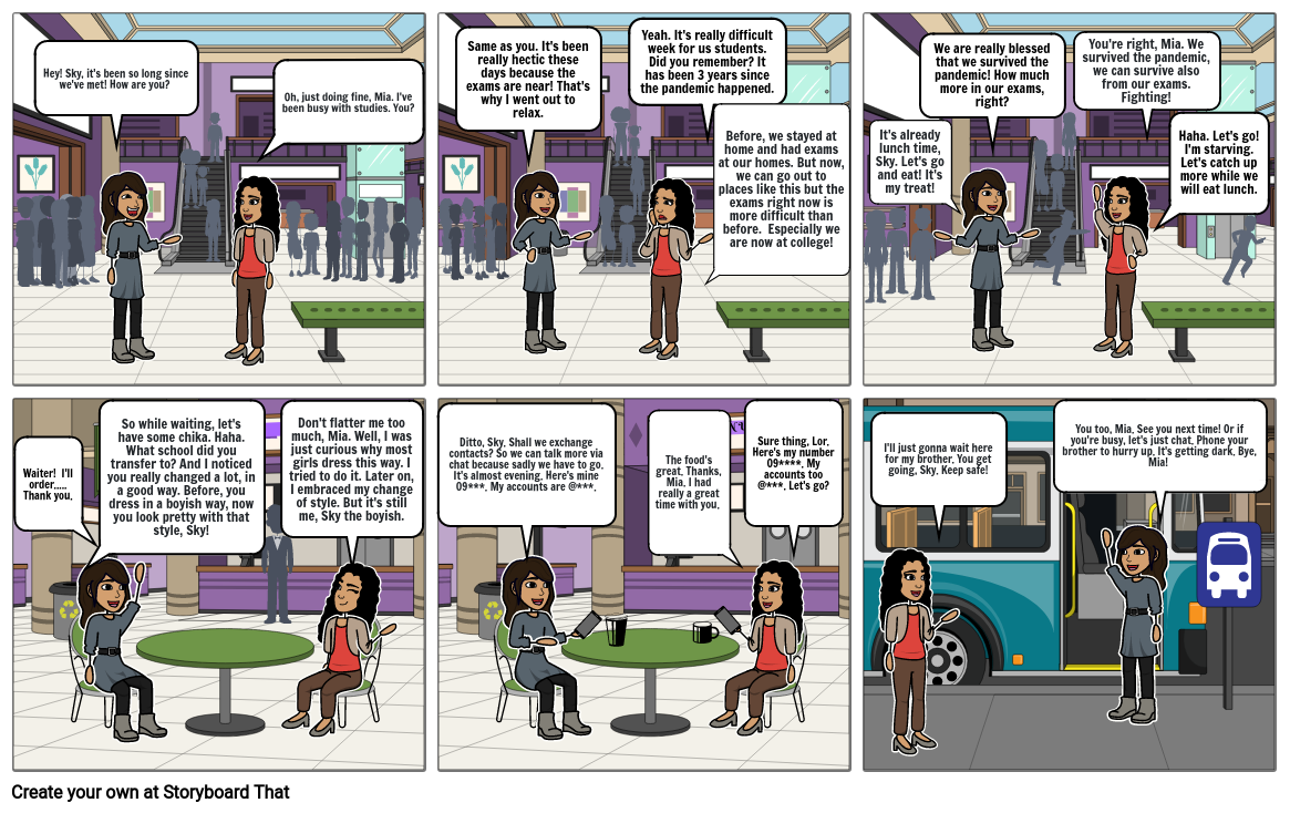 Dress Well Comic Strip Storyboard by 7a7fbdda