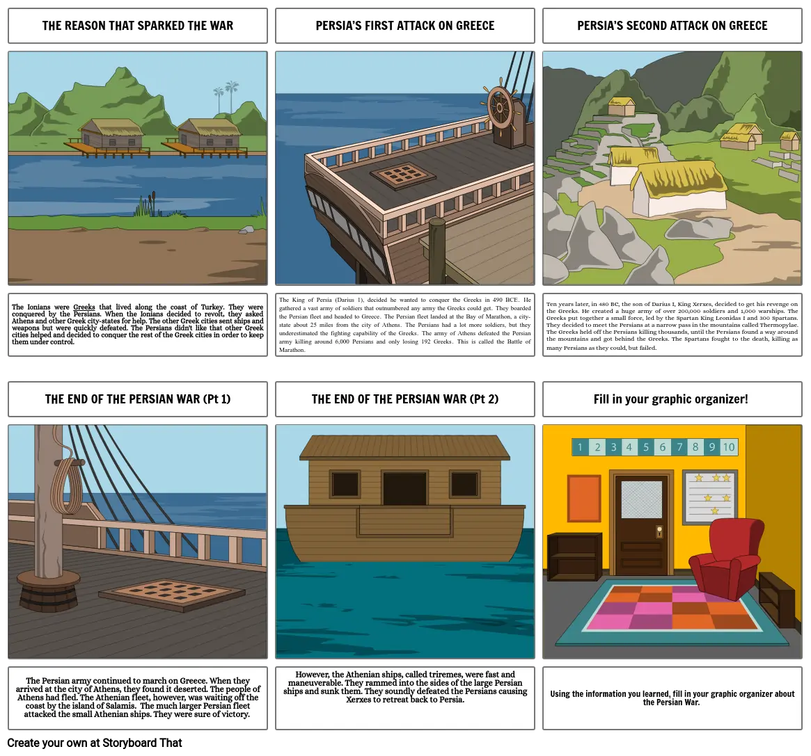 The Persian War Storyboard por 7aa3aa28